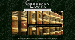 Desktop Screenshot of goodmanlawpa.com