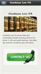Mobile Screenshot of goodmanlawpa.com