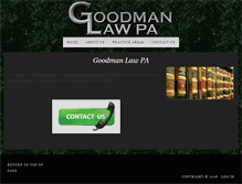 Tablet Screenshot of goodmanlawpa.com